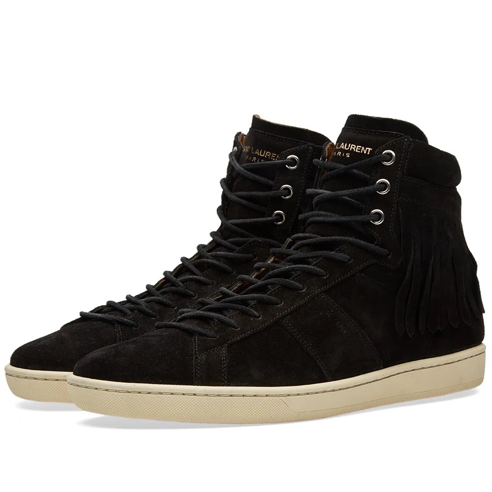 YSL MEN’S black Suede